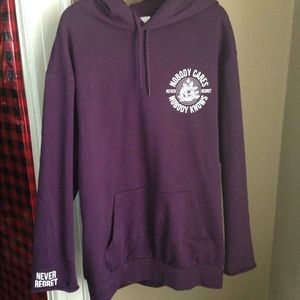 H&M Purple Pullover Hoodie